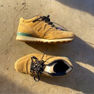 NEW BALANCE vintage tan khaki sneakers size 6.5 / 37